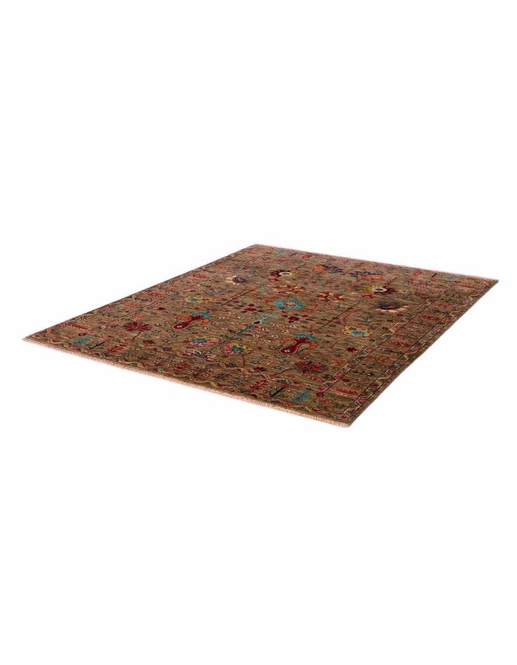 Detail image of 5' 1 x 6' 5 Hand Knotted Ariana Ziegler Rug