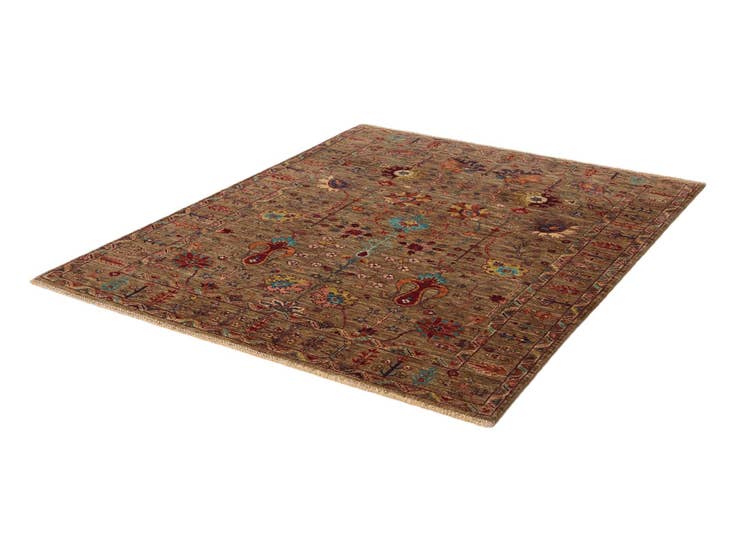 Detail image of 5' 1 x 6' 5 Hand Knotted Ariana Ziegler Rug