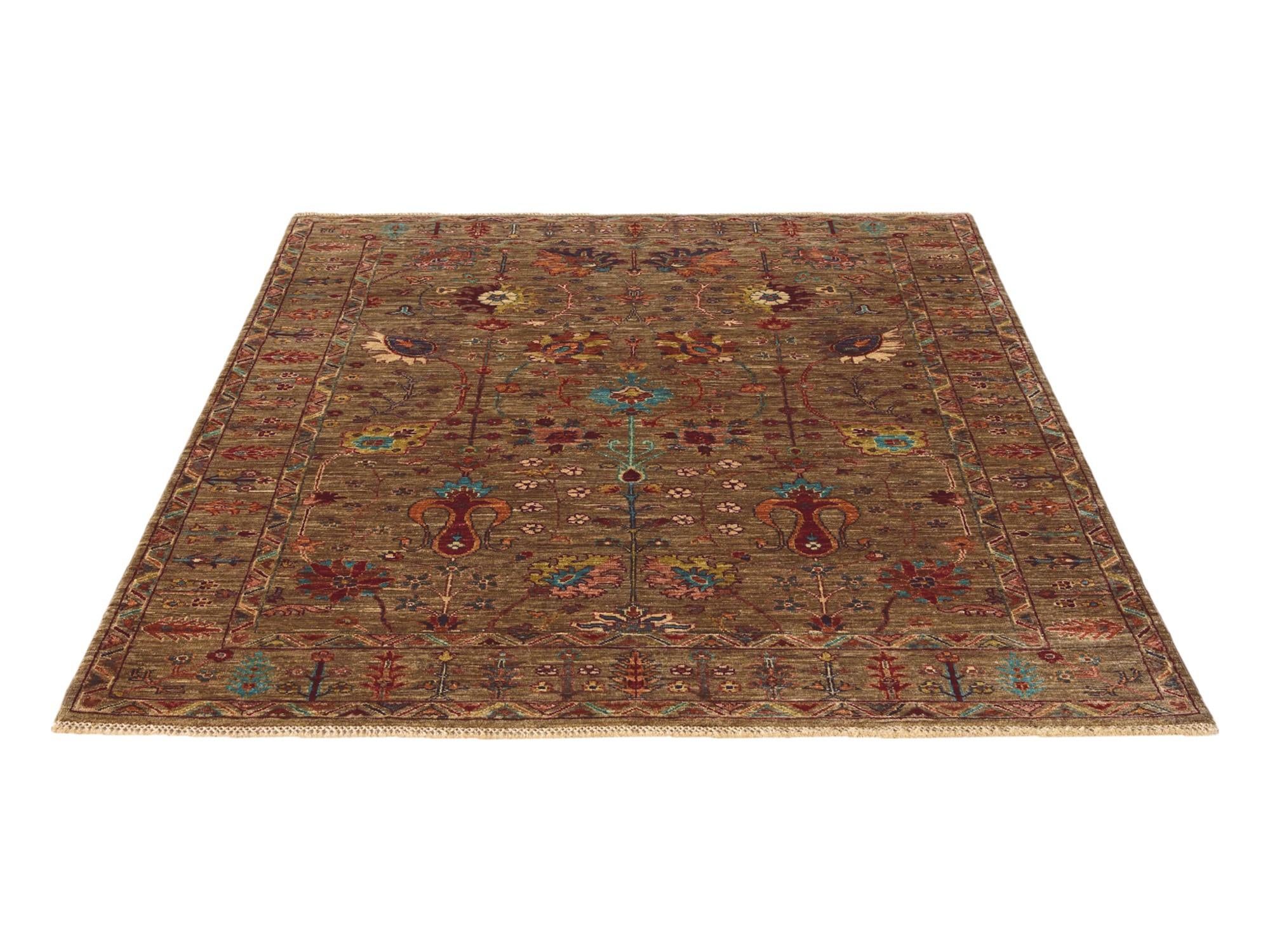 5' 1 x 6' 5 Hand Knotted Ariana Ziegler Rug