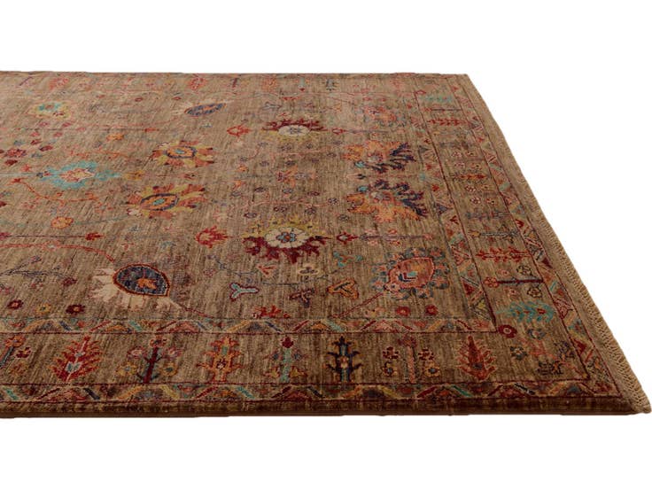Detail image of 5' 1 x 6' 5 Hand Knotted Ariana Ziegler Rug