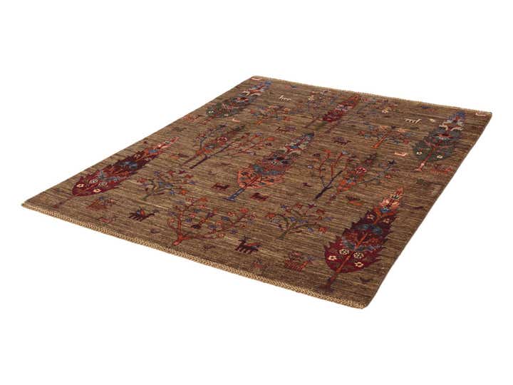 4' 11 x 6' 8 Hand Knotted Ariana Ziegler Rug