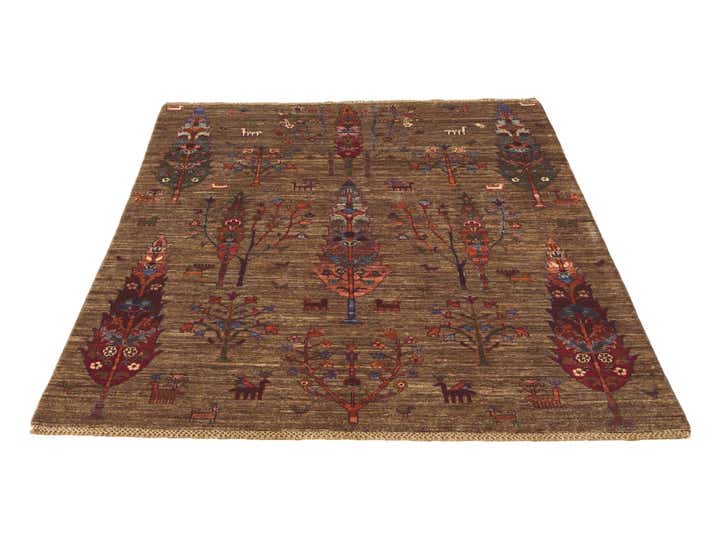 4' 11 x 6' 8 Hand Knotted Ariana Ziegler Rug