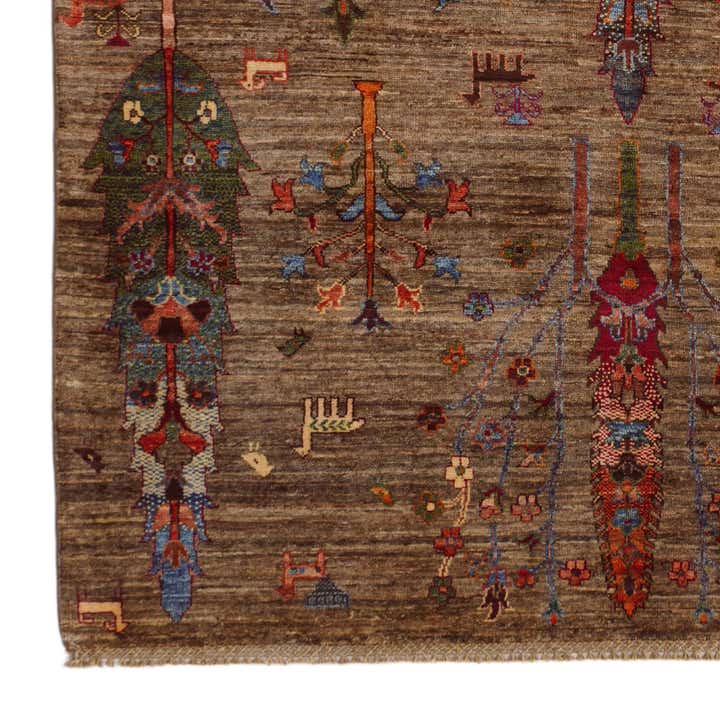 4' 11 x 6' 8 Hand Knotted Ariana Ziegler Rug