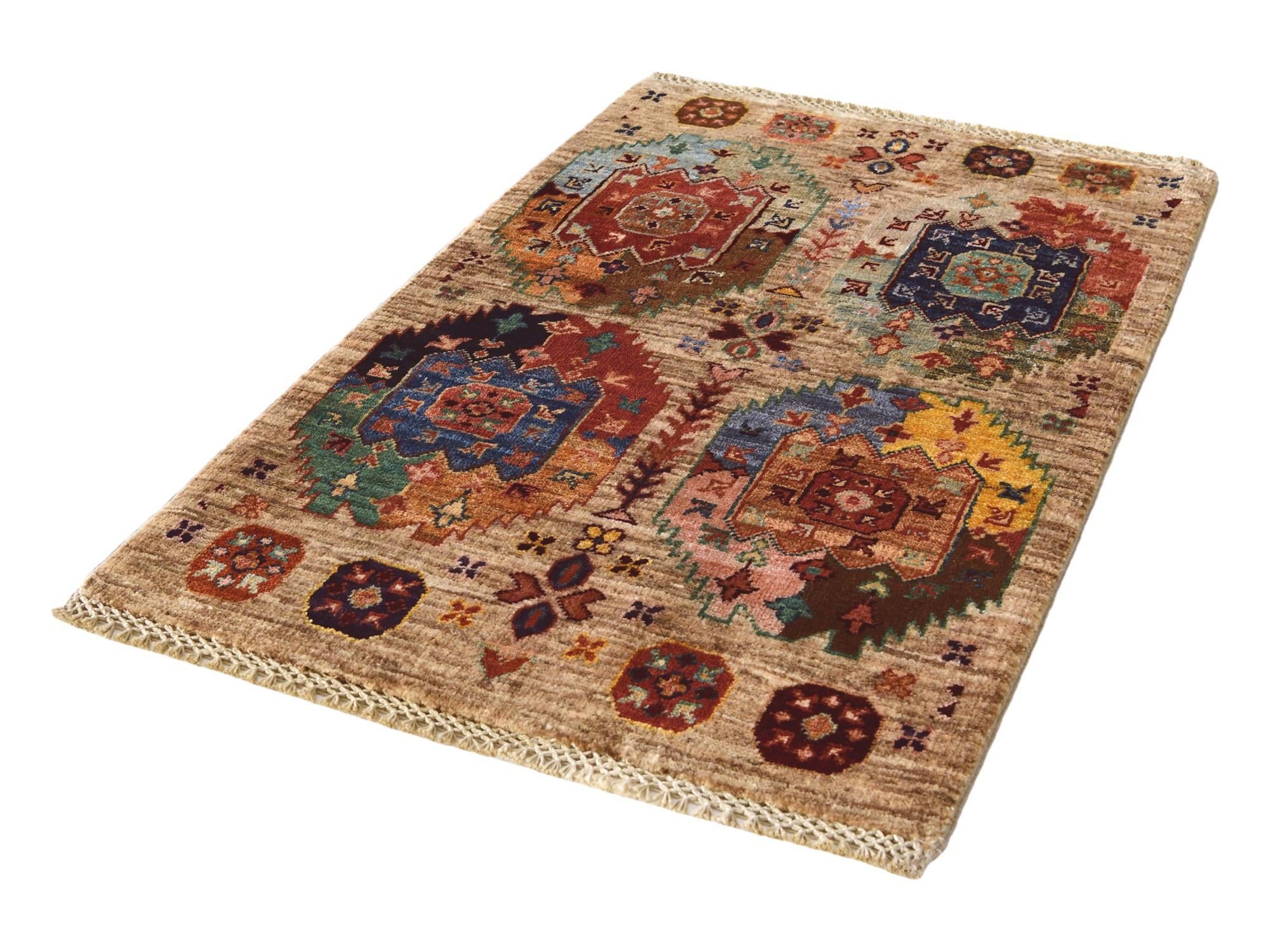2' x 3' 3 Hand Knotted Ariana Ziegler Rug