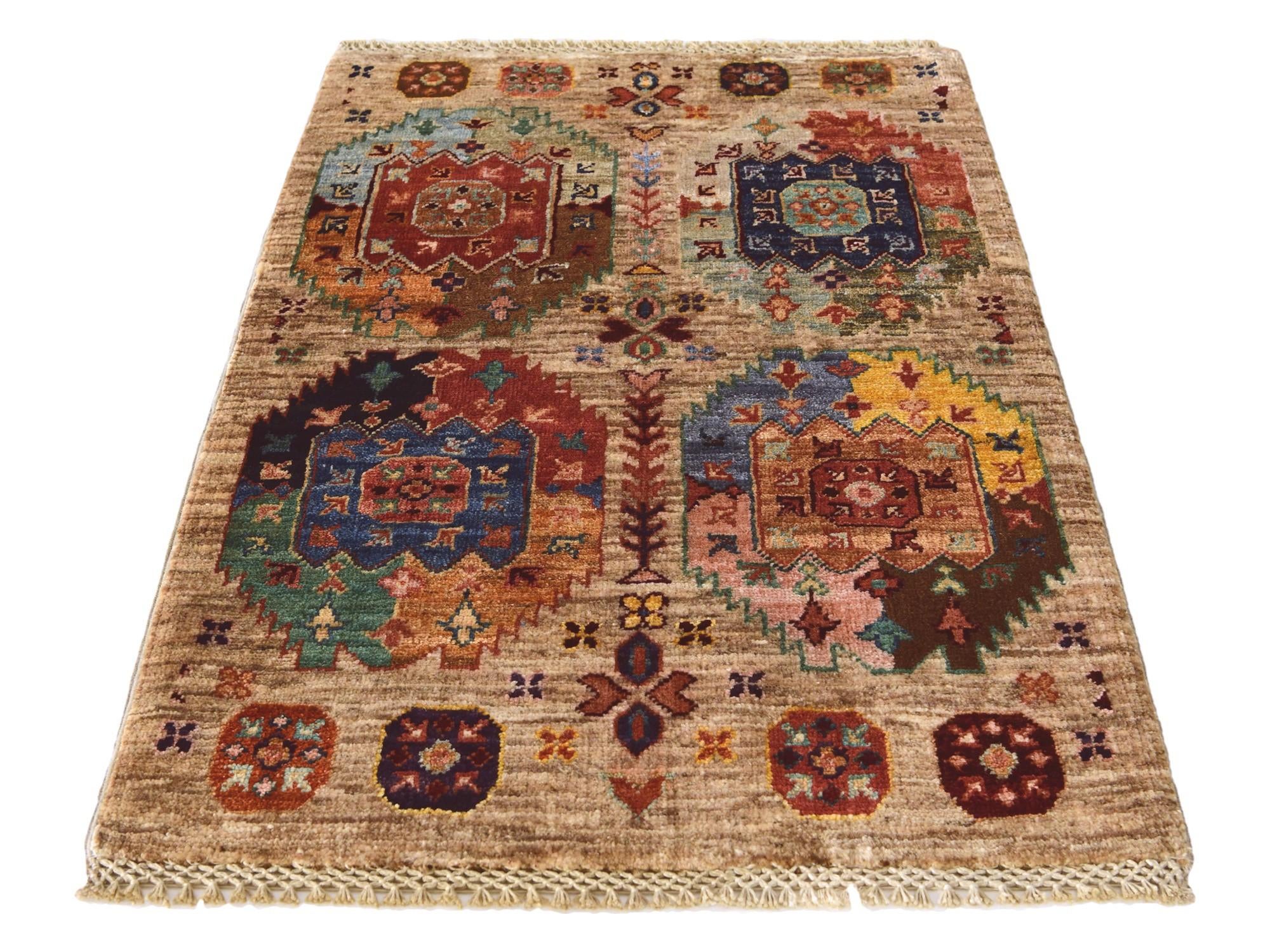 2' x 3' 3 Hand Knotted Ariana Ziegler Rug
