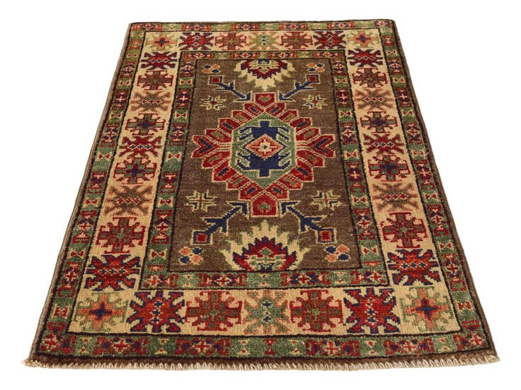 Detail image of 2' x 3' Hand Knotted Kazak Rug