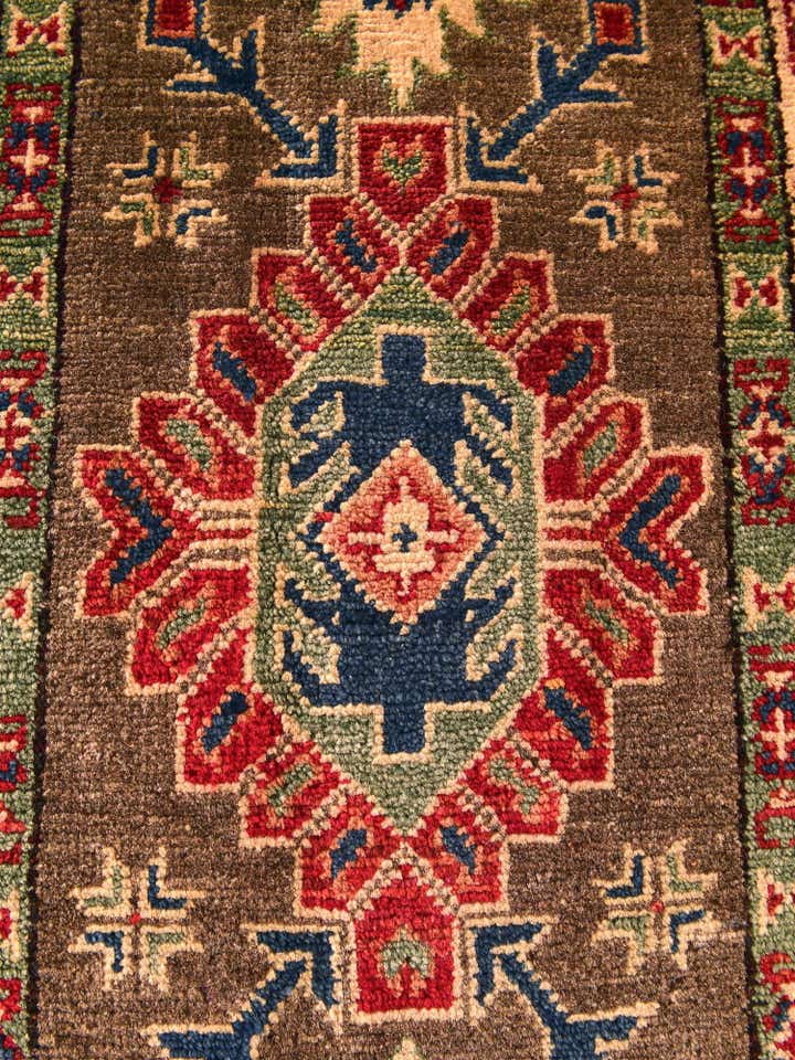 2' x 3' Hand Knotted Kazak Rug