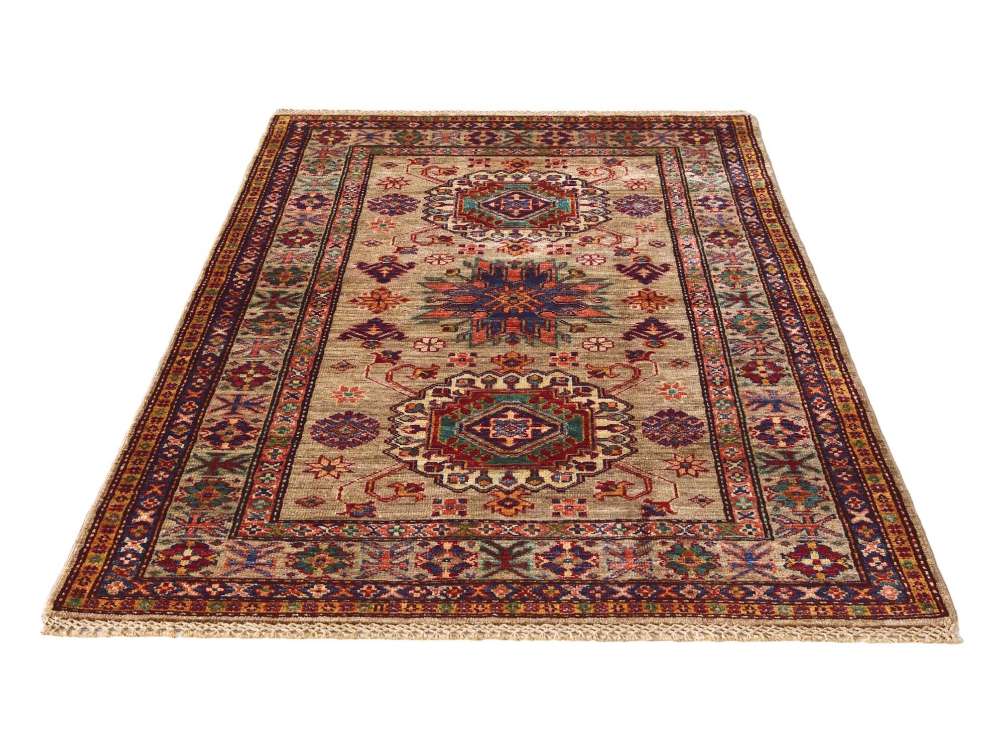 3' 3 x 5' 1 Hand Knotted Kazak Rug