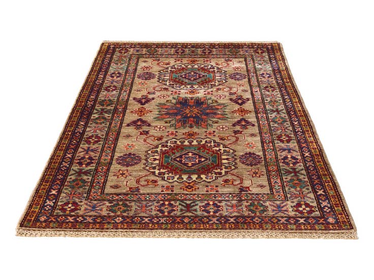 Detail image of 3' 3 x 5' 1 Hand Knotted Kazak Rug