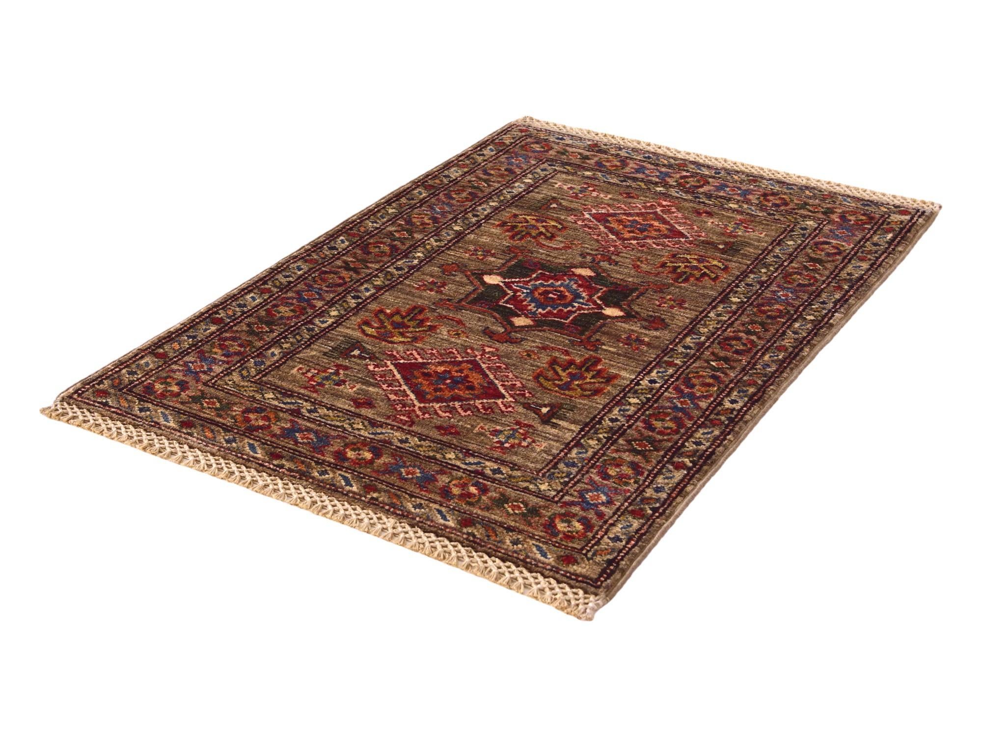 2' x 2' 11 Hand Knotted Kazak Rug