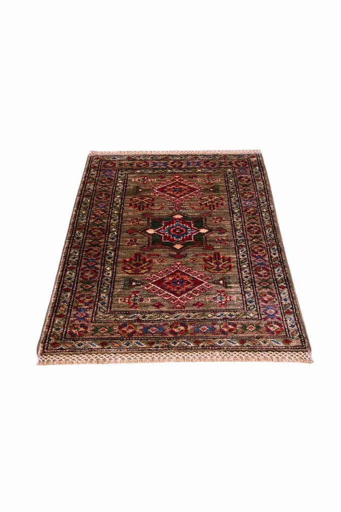2' x 2' 11 Hand Knotted Kazak Rug