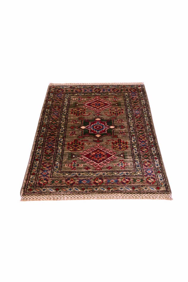 Detail image of 2' x 2' 11 Hand Knotted Kazak Rug