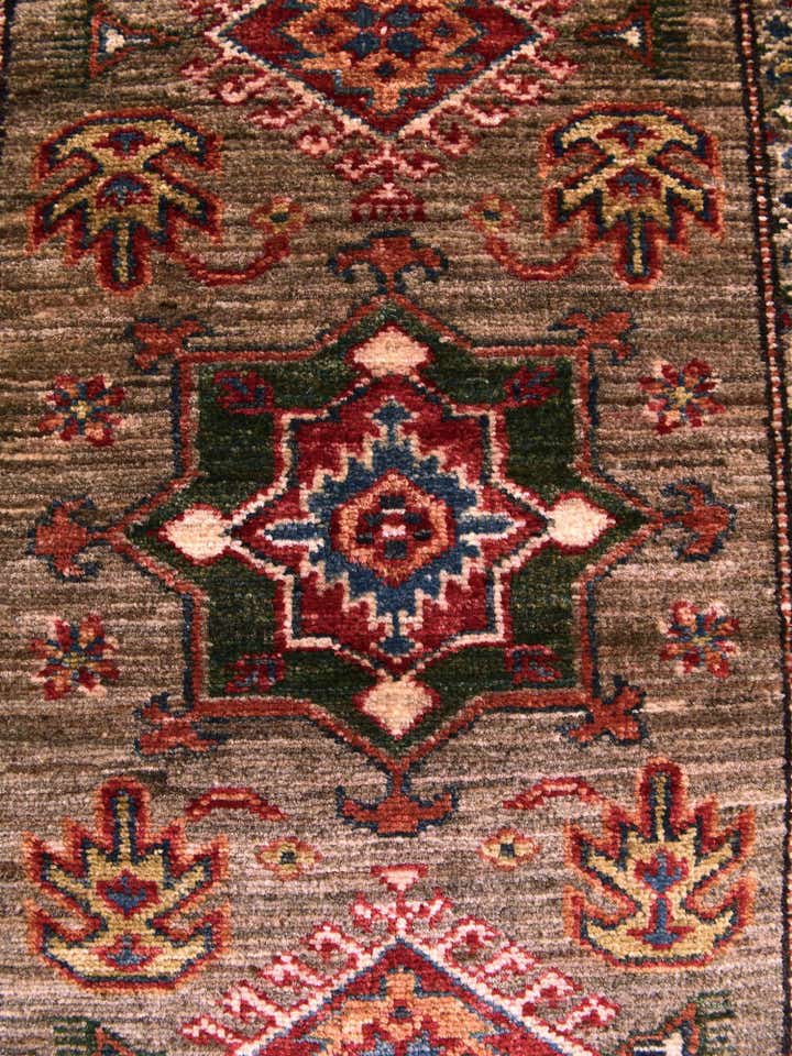 2' x 2' 11 Hand Knotted Kazak Rug