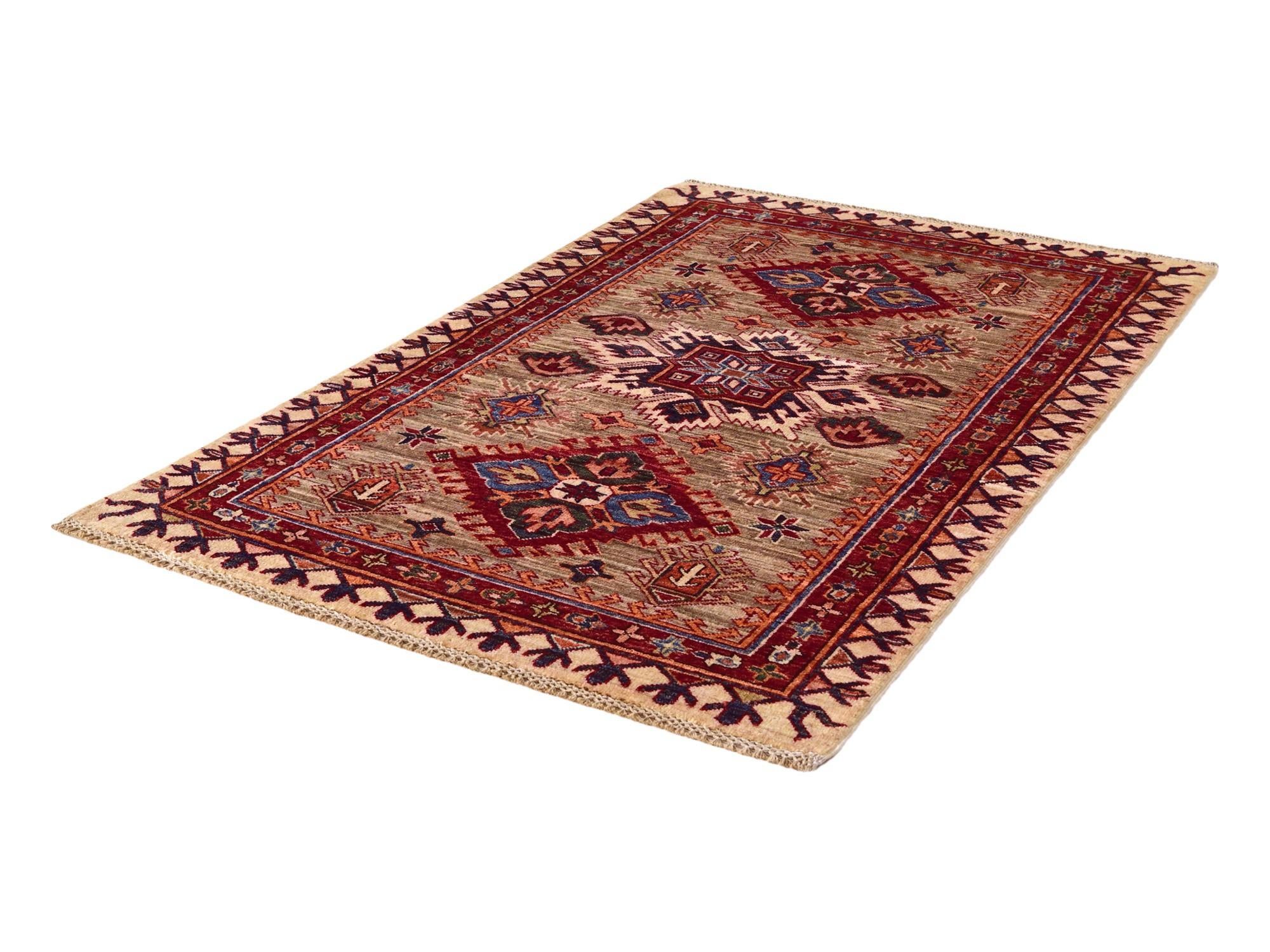 3' 3 x 5' 2 Hand Knotted Kazak Rug