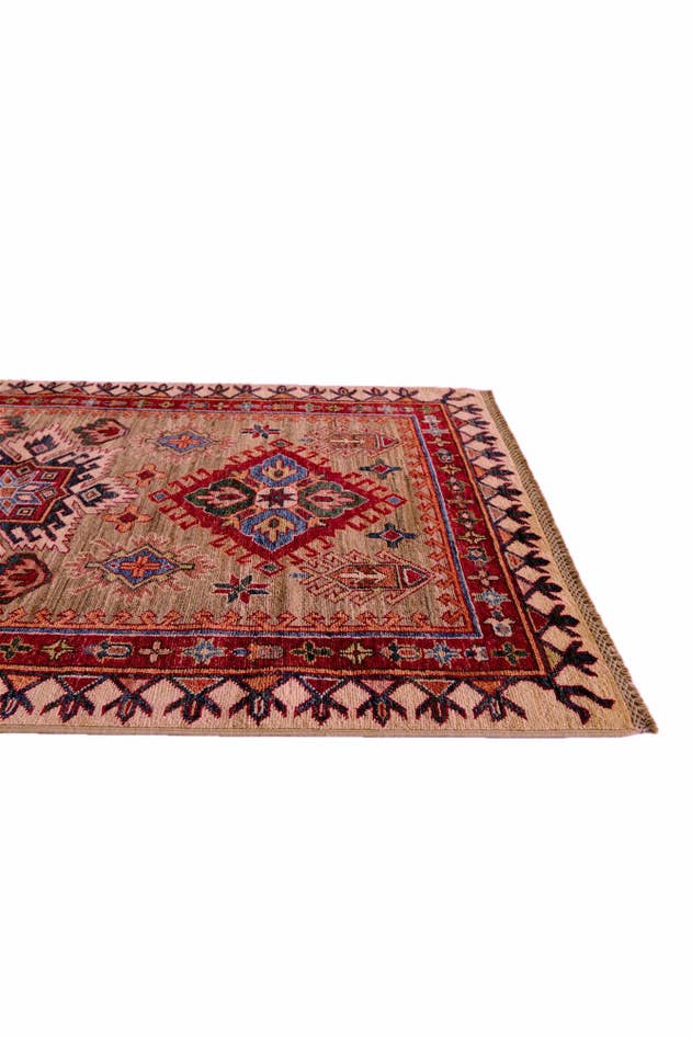 Detail image of 3' 3 x 5' 2 Hand Knotted Kazak Rug