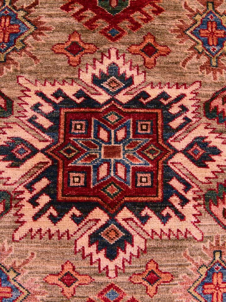3' 3 x 5' 2 Hand Knotted Kazak Rug