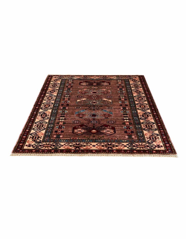 Detail image of 3' 6 x 5' Hand Knotted Kazak Rug