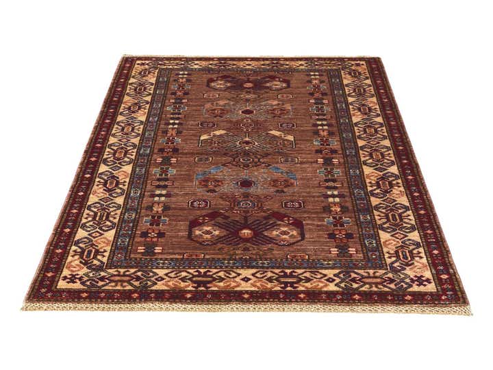 3' 6 x 5' Hand Knotted Kazak Rug