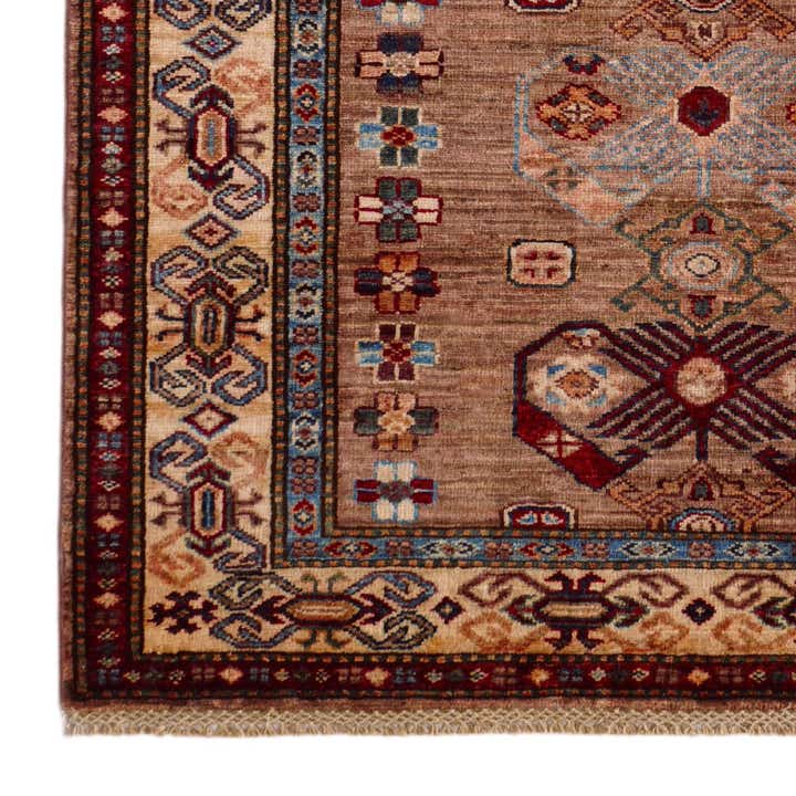 3' 6 x 5' Hand Knotted Kazak Rug