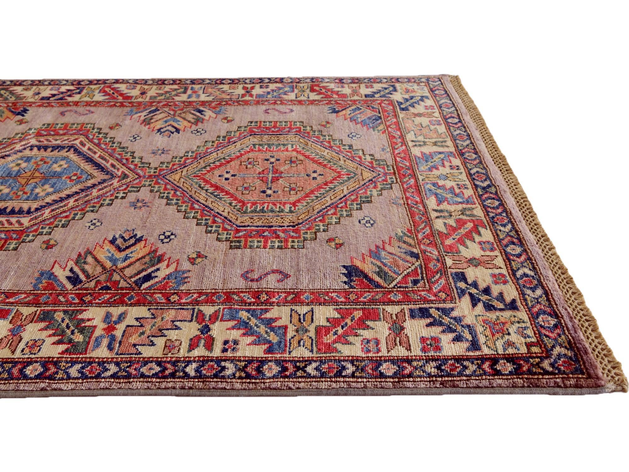 3' 6 x 5' 3 Hand Knotted Kazak Rug
