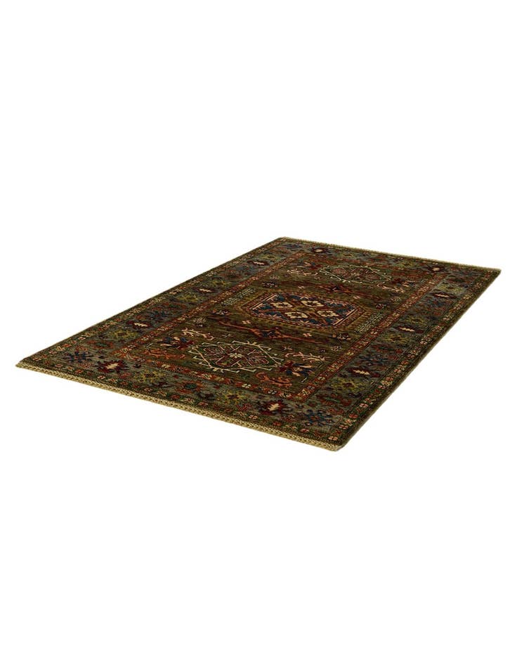 Detail image of 3' 4 x 5' 2 Hand Knotted Kazak Rug