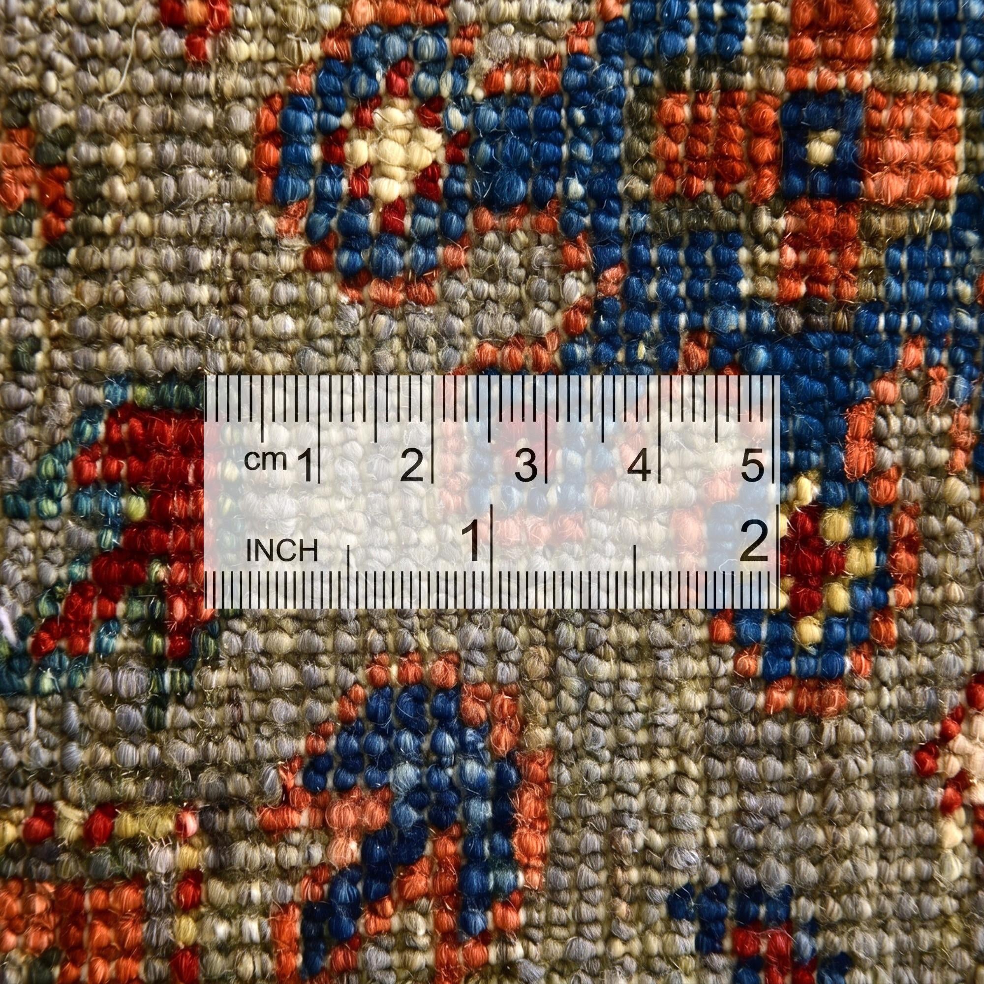 3' 4 x 5' 2 Hand Knotted Kazak Rug
