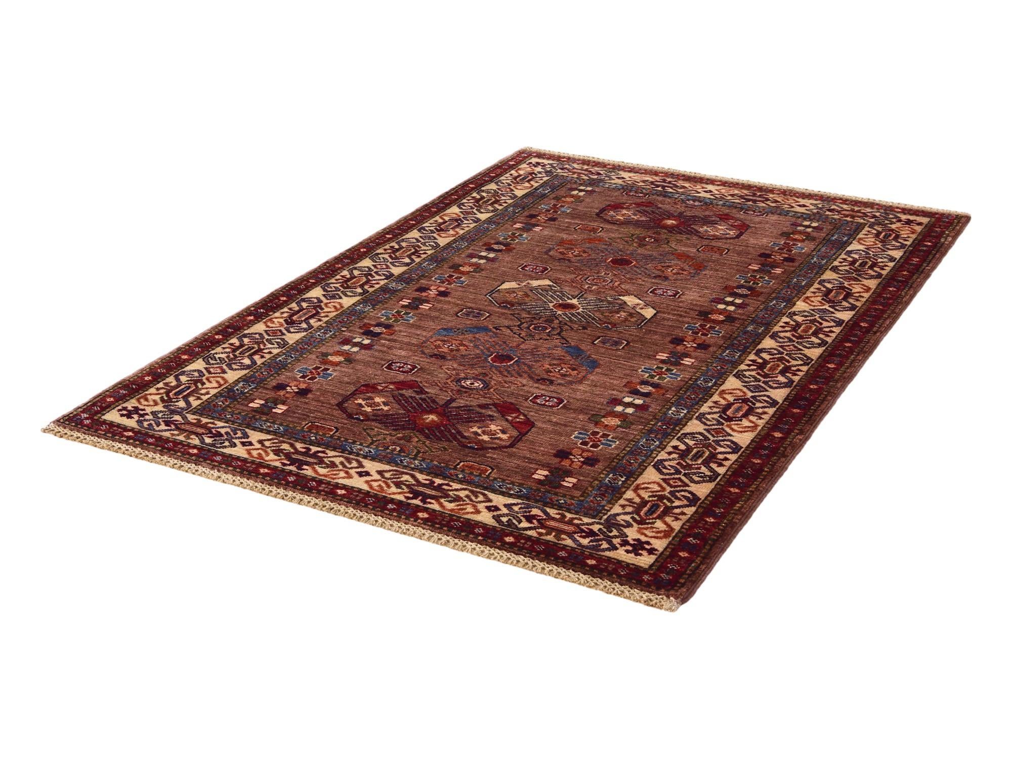 3' 5 x 4' 11 Hand Knotted Kazak Rug