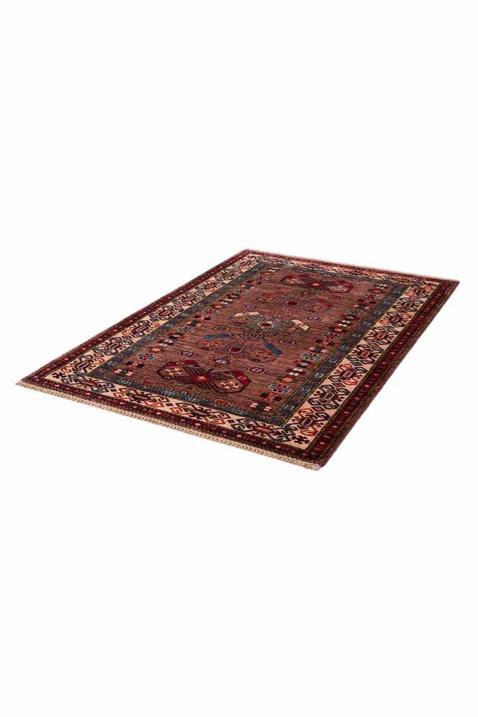 3' 5 x 4' 11 Hand Knotted Kazak Rug