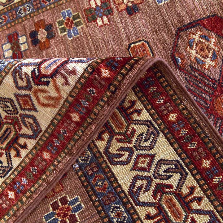 3' 5 x 4' 11 Hand Knotted Kazak Rug