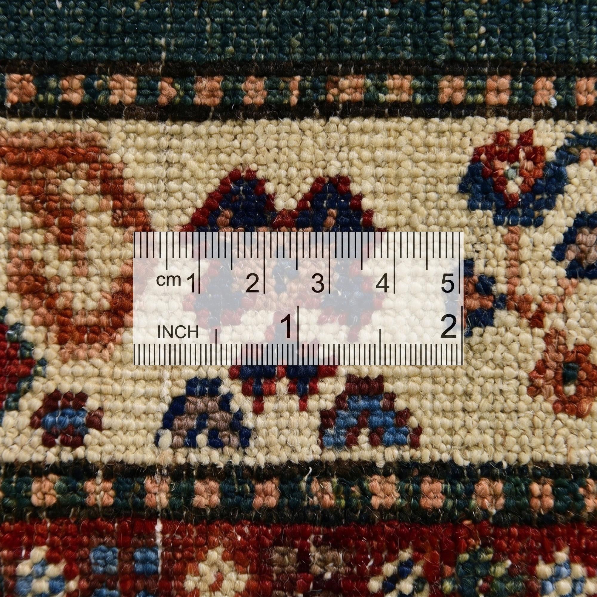 3' 5 x 4' 11 Hand Knotted Kazak Rug