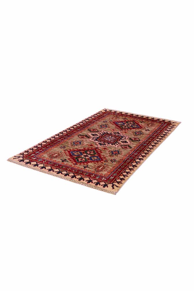 3' 3 x 5' 3 Hand Knotted Kazak Rug