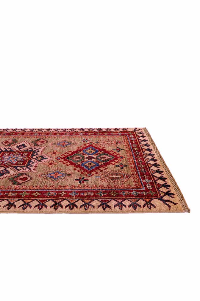 3' 3 x 5' 3 Hand Knotted Kazak Rug