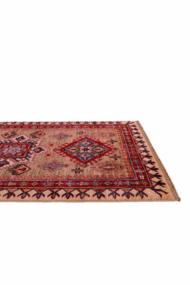 Detail image of 3' 3 x 5' 3 Hand Knotted Kazak Rug