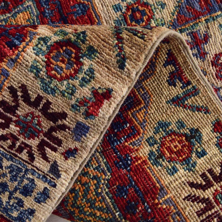 Detail image of 2' x 2' 10 Hand Knotted Mamluk Ziegler Rug