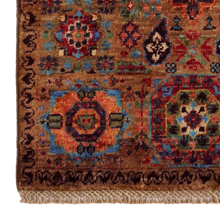 Detail image of 2' x 3' 4 Hand Knotted Mamluk Ziegler Rug