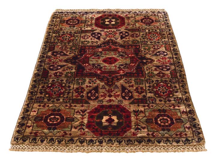 2' 2 x 3' 2 Hand Knotted Mamluk Ziegler Rug