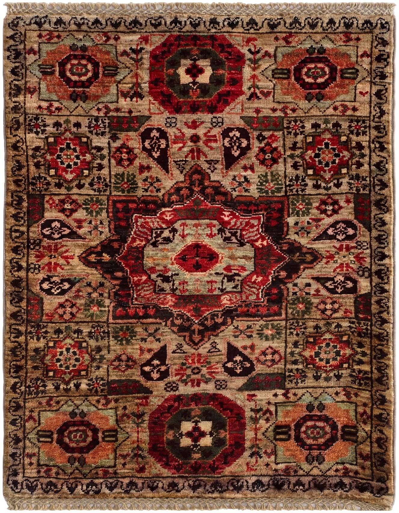 2' 2 x 3' 2 Hand Knotted Mamluk Ziegler Rug