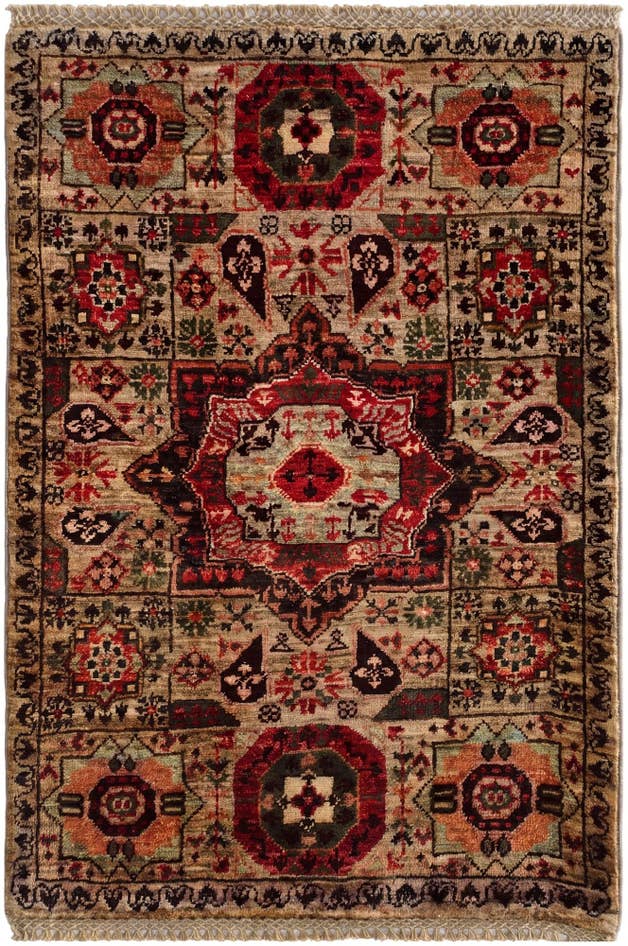 Detail image of 2' 2 x 3' 2 Hand Knotted Mamluk Ziegler Rug