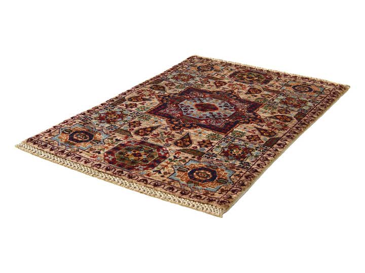 2' x 3' 1 Hand Knotted Mamluk Ziegler Rug