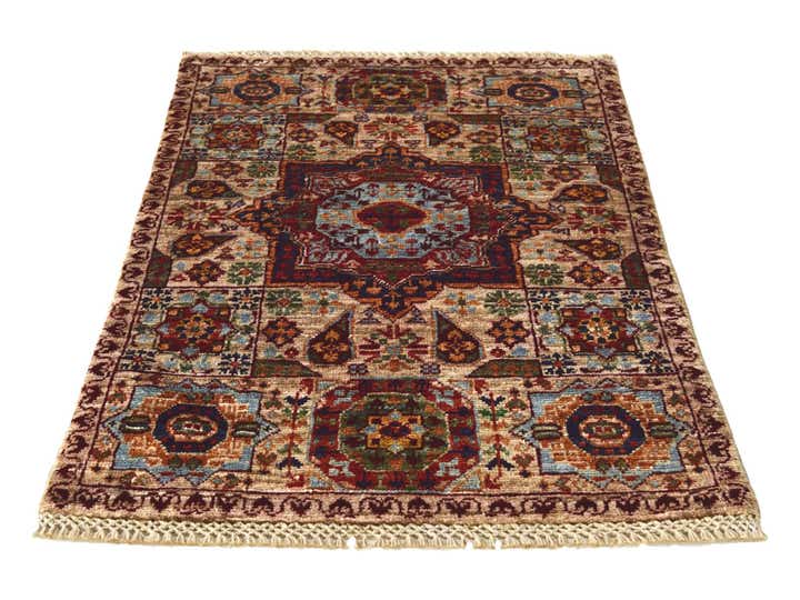 2' x 3' 1 Hand Knotted Mamluk Ziegler Rug