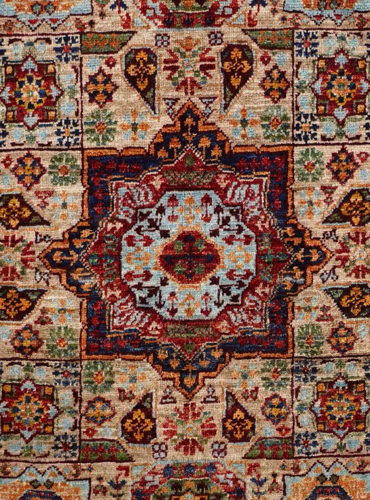 2' x 3' 1 Hand Knotted Mamluk Ziegler Rug