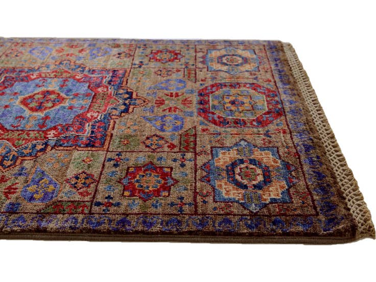Detail image of 2' x 2' 11 Hand Knotted Mamluk Ziegler Rug