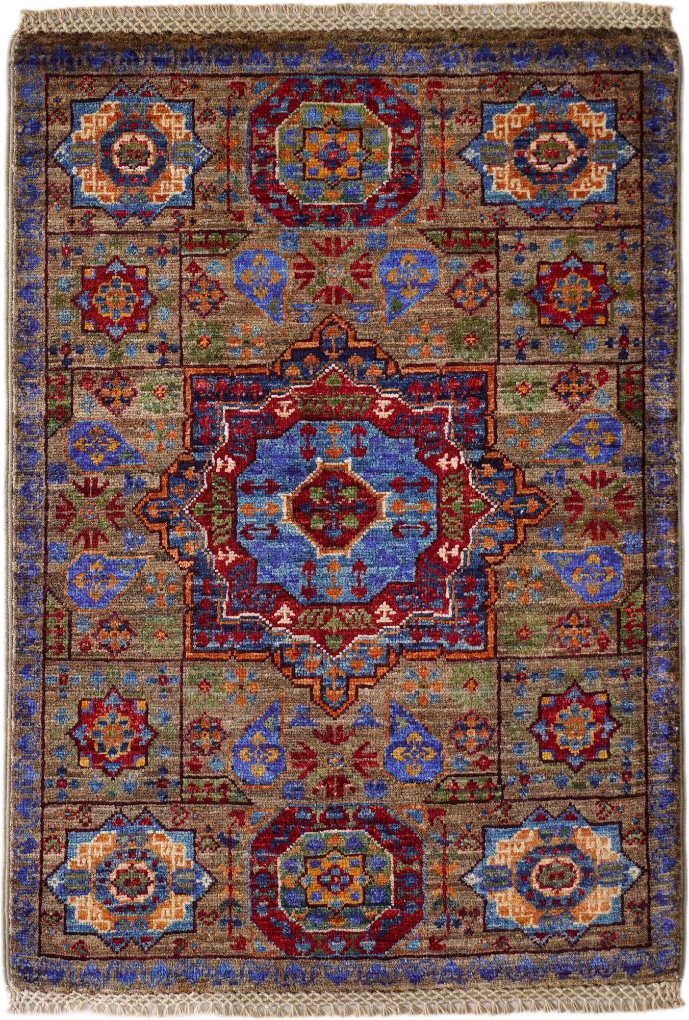 2' x 2' 11 Hand Knotted Mamluk Ziegler Rug