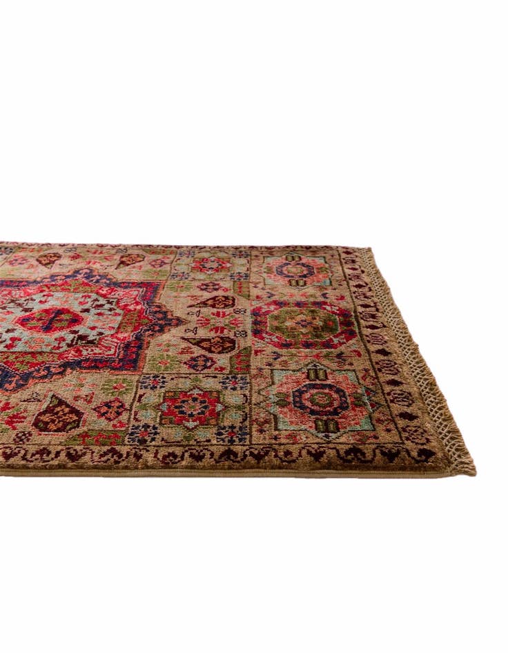 Detail image of 2' 1 x 2' 11 Hand Knotted Mamluk Ziegler Rug