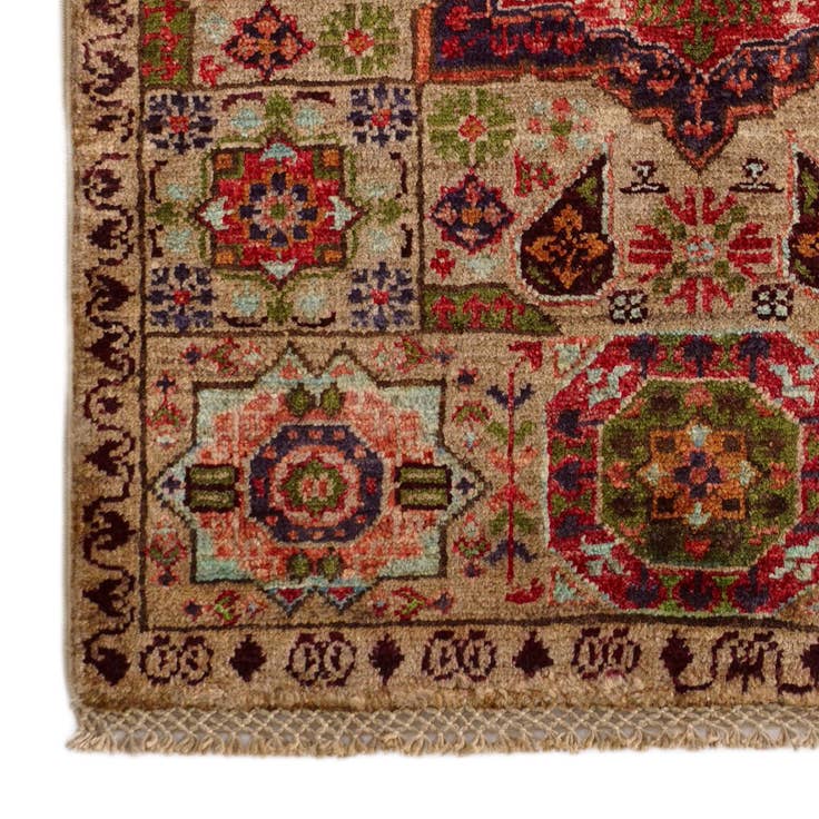 Detail image of 2' 1 x 2' 11 Hand Knotted Mamluk Ziegler Rug