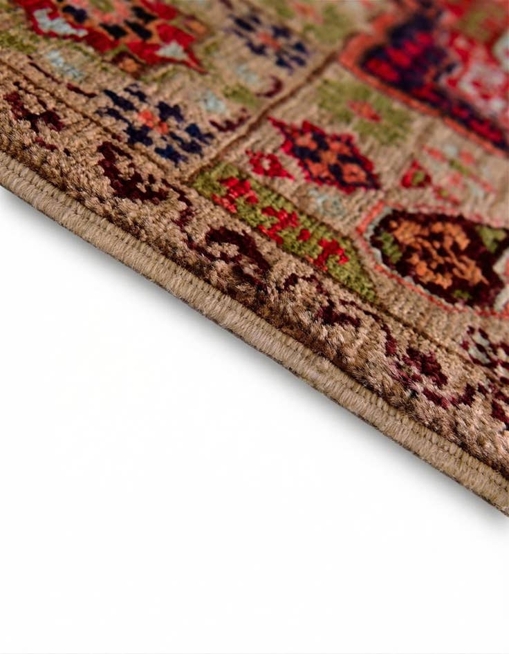 Detail image of 2' 1 x 2' 11 Hand Knotted Mamluk Ziegler Rug