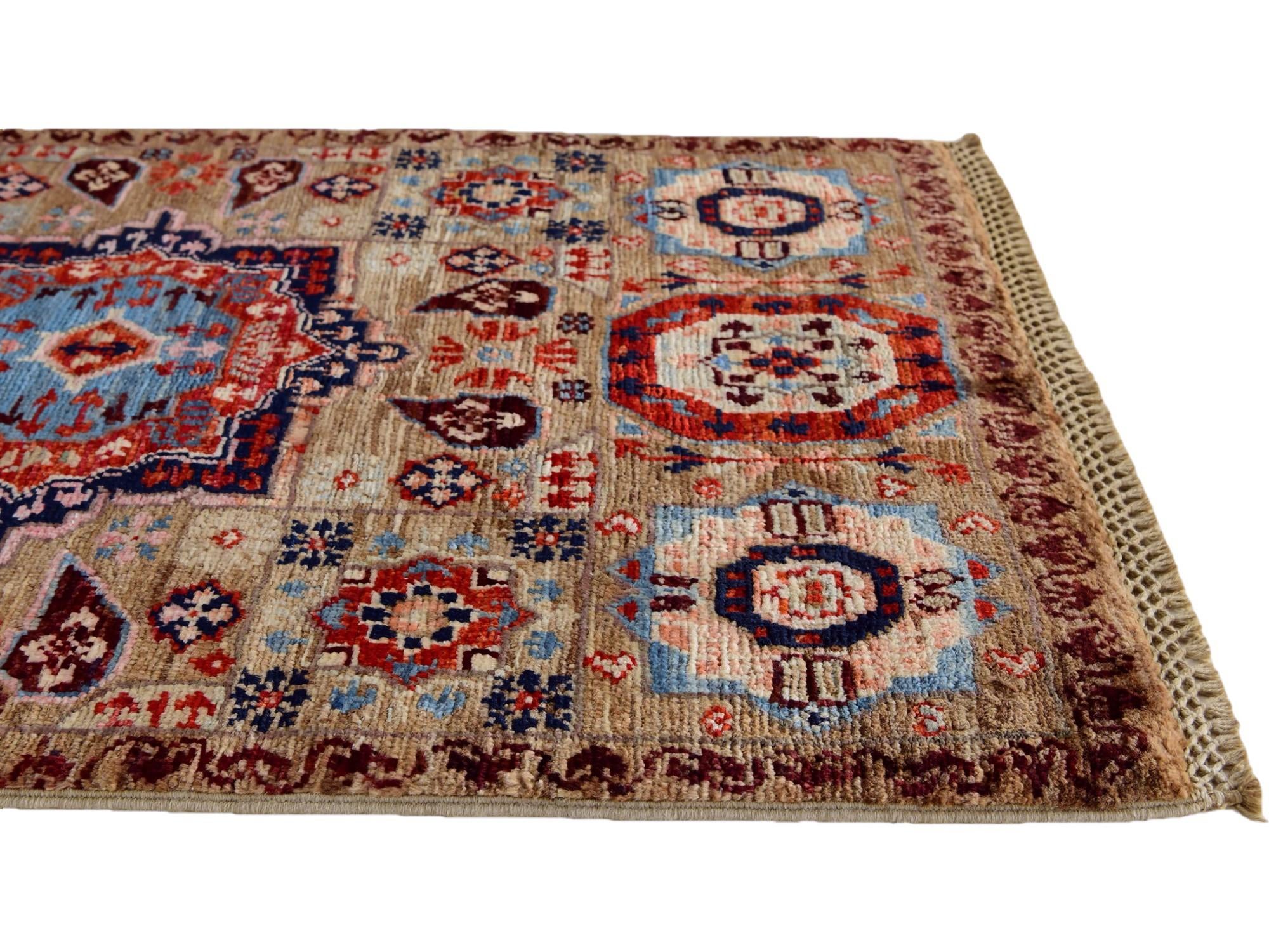 1' 10 x 3' Hand Knotted Mamluk Ziegler Rug