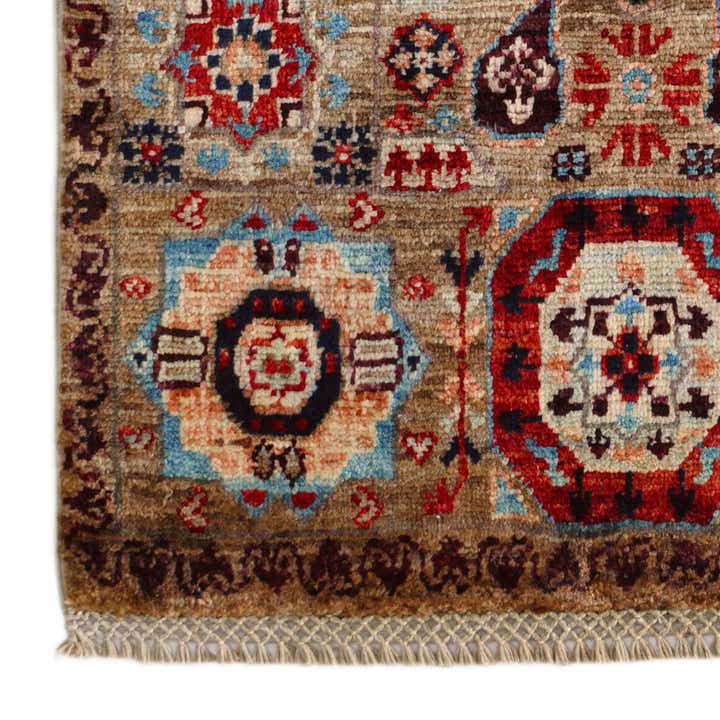 1' 10 x 3' Hand Knotted Mamluk Ziegler Rug