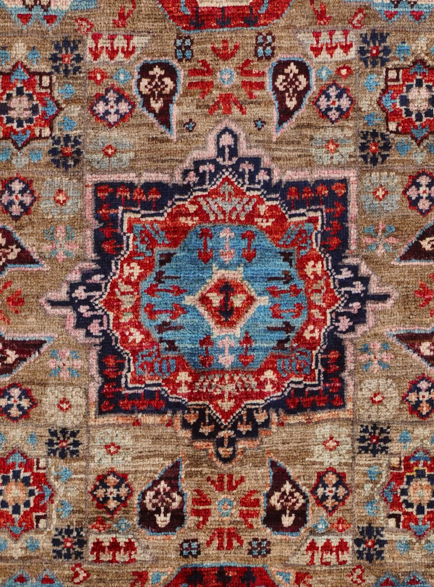 1' 10 x 3' Hand Knotted Mamluk Ziegler Rug