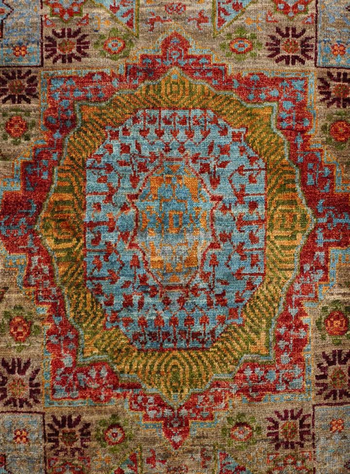 2' 1 x 3' 1 Hand Knotted Mamluk Ziegler Rug